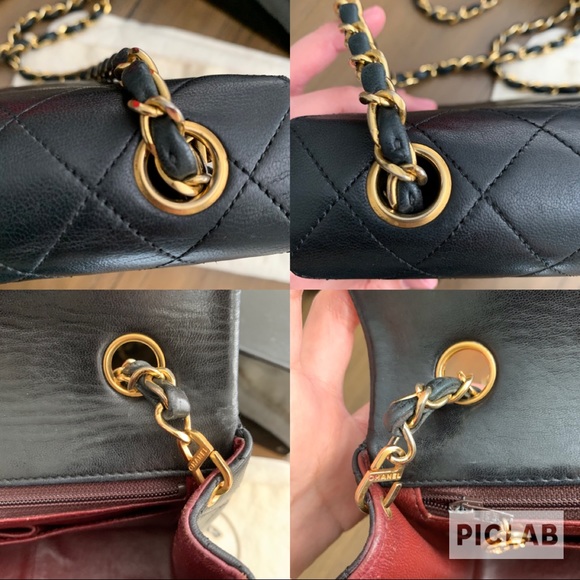 ❌SOLD❌ Chanel Vintage Square Flap Bag - Picture 5 of 8